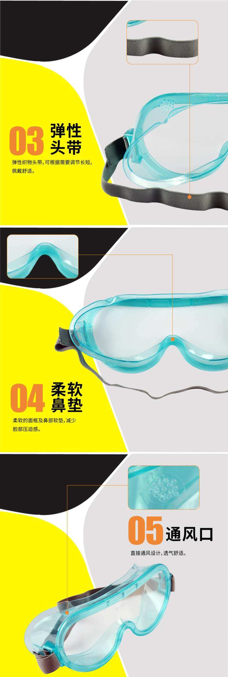 代爾塔（DELTA）防沖擊防護眼鏡 101102