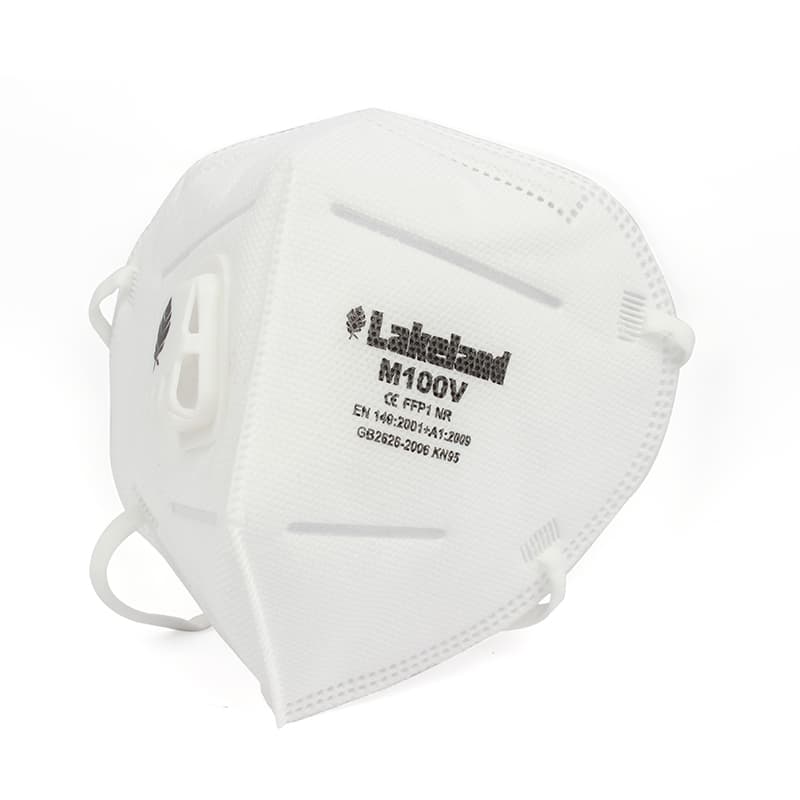 雷克蘭 M100V 折疊帶閥專業(yè)防護(hù)口罩